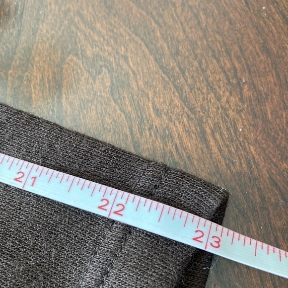 NINA LEONARD LENNIE brown long sleeve sweater off the shoulder L - Picture 8 of 9